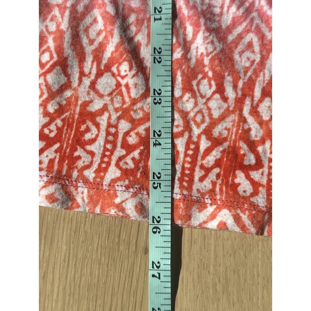 Lauren Ralph Lauren Top Orange Bright Colorful Tie Smocked Neckline 2XL 2054 - Picture 5 of 5